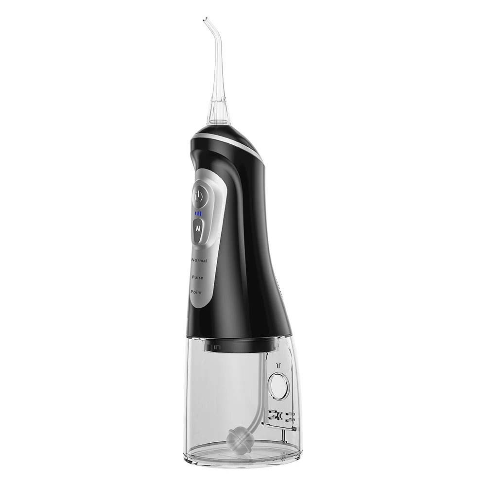 
IPX7 waterproof portable oral water flosser irrigator with 9 modes Normal pulse point eletronic water flosser pick 