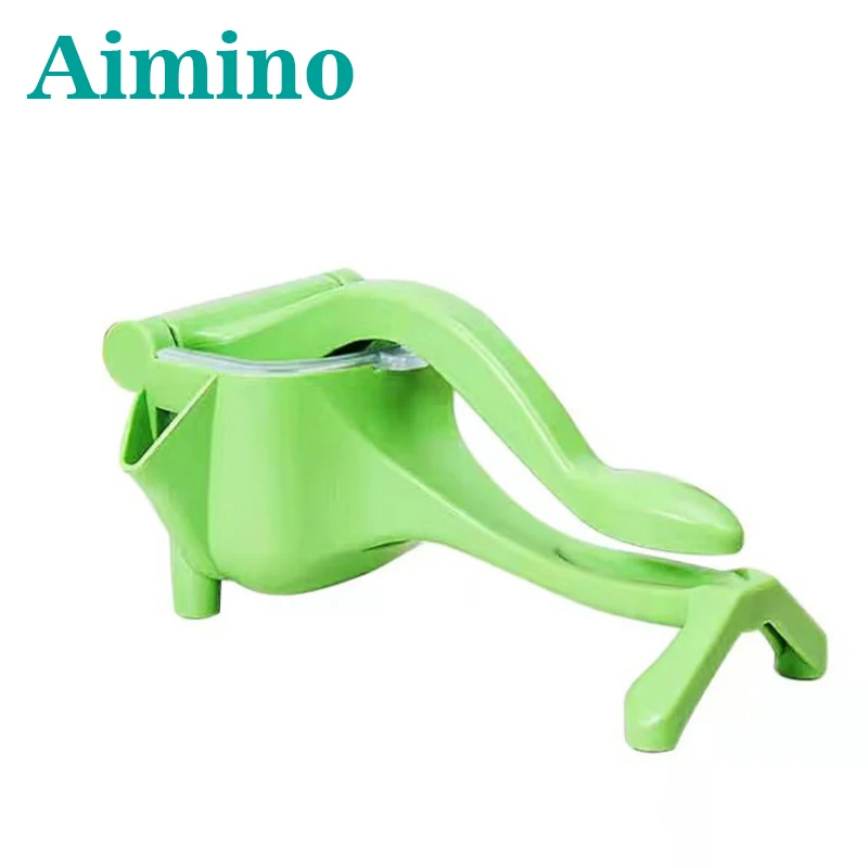 AIMINO OEM Plastic Manual Fruit Hand Press Citrus Extractor Machine Manual Juicer Squeezer Hand Fruit Press Manual Orange Juicer
