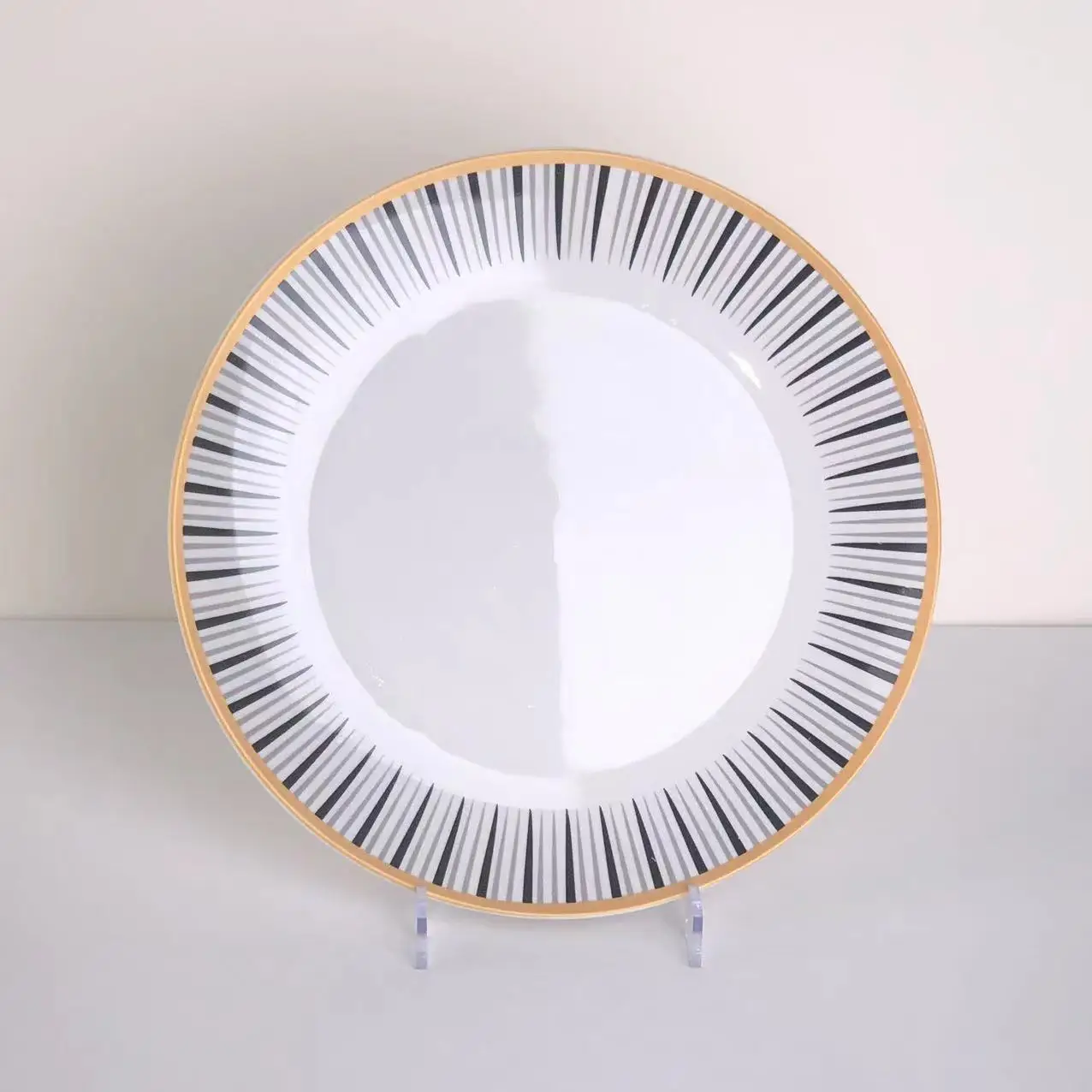 Ceramic Dish Flat Plate Soup Plate 6 7 8 9 inch Screen Customizable Factory Sales Wholesale Price