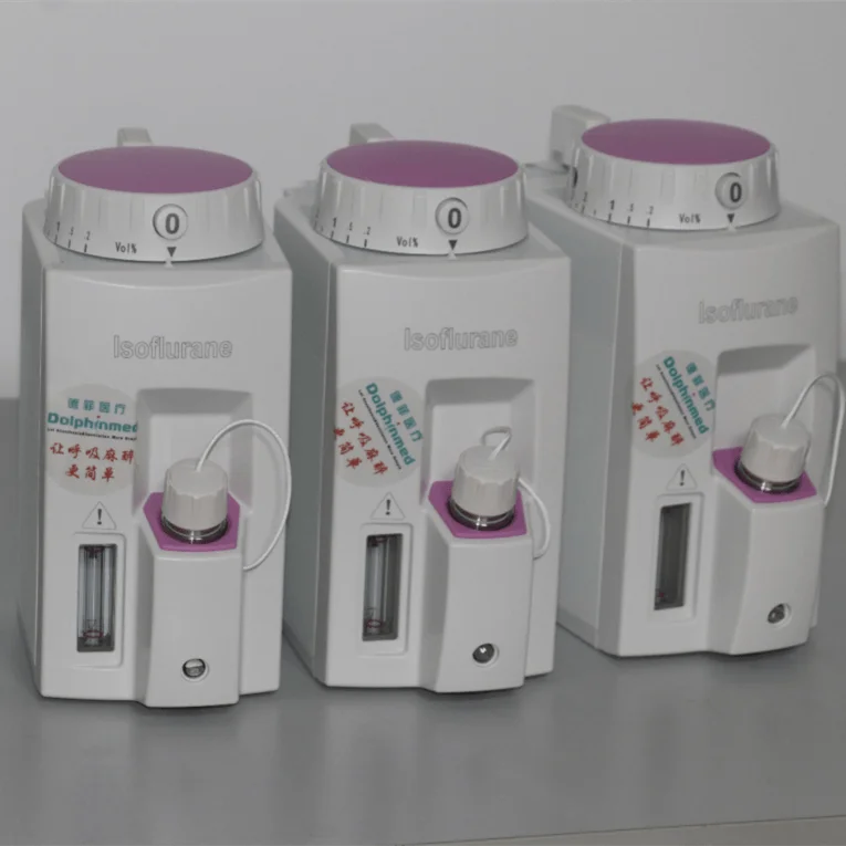 Sevoflurane Isofurane Halothane Anesthesia Vaporizer Medical Equipment for Veterinary Anesthesia Machine from factory