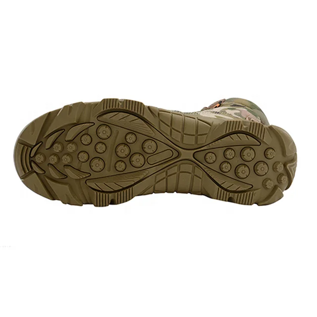 Мужские камуфляжные армейские ботинки, зимние тактические походные ботинки на молнии сбоку, 2019