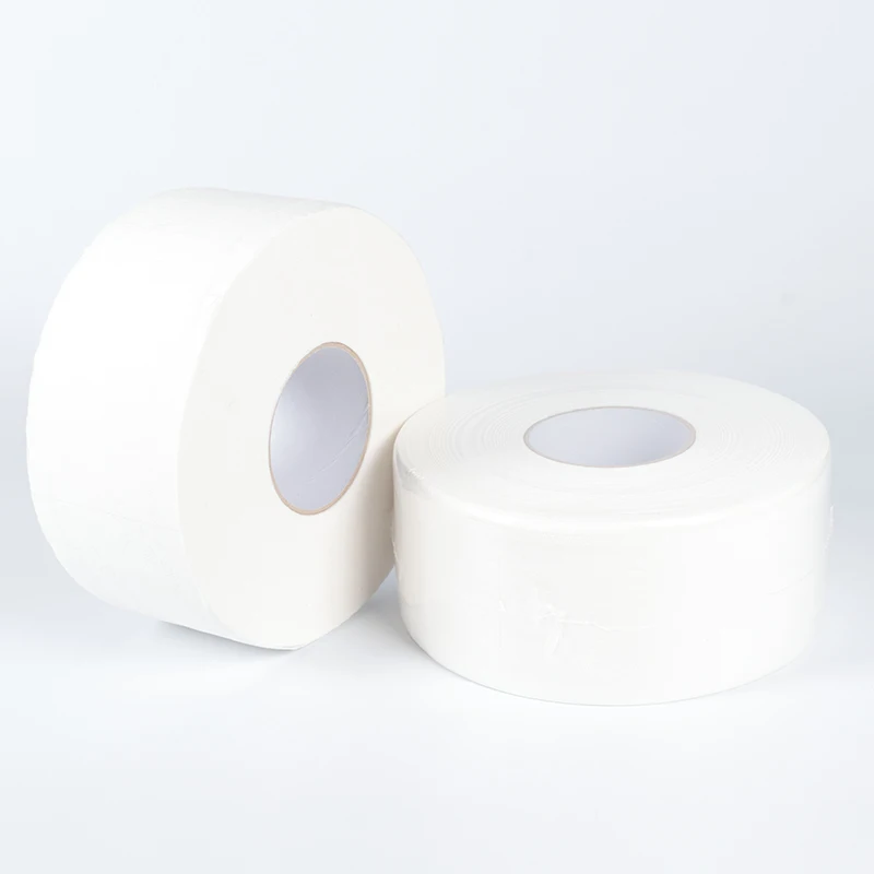 Free Samples Cheap Hygienic  Customized Branded  High quality Big Jumbo Roll Toilet Paper Tissue