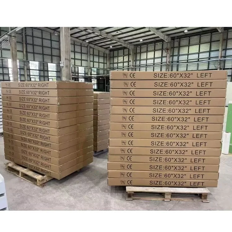 SMC shower tray New tech materials Shower Pan Solid Surface Anti-skip Bathroom shower base for US Hotel