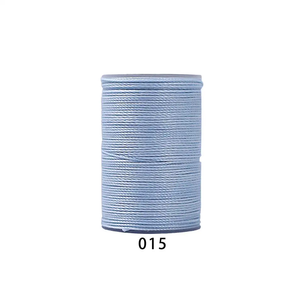 Hot Sell 0.65mm Waxed Cords Polyester Leather Sewing Thread Waxed Strings for Shoe String Stitching Diy Thread Sewing bags