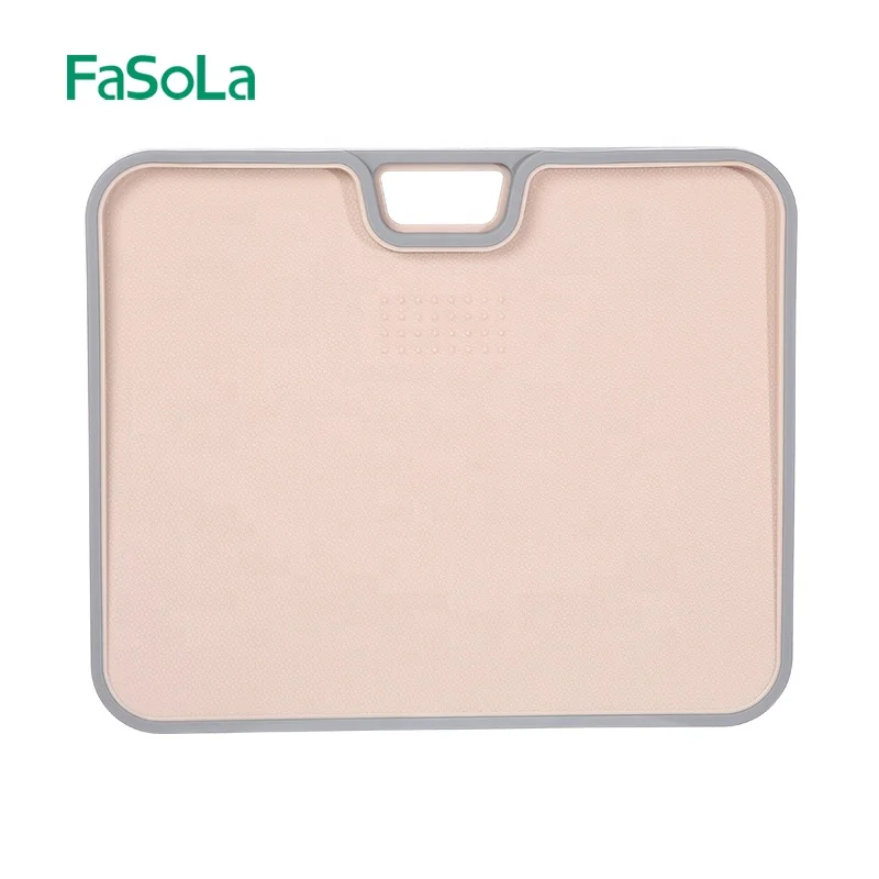 FaSoLa Portable Eco-friendly PP Safe Durable Anti-slip Kitchen Vegetable Chopping Board Cutting Board