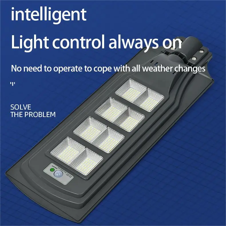 400W High Lumen LED Flood Light with Motion Sensor IP65 Outdoor Security Solar Street Lamp Road Garden Application ABS Lamp Body