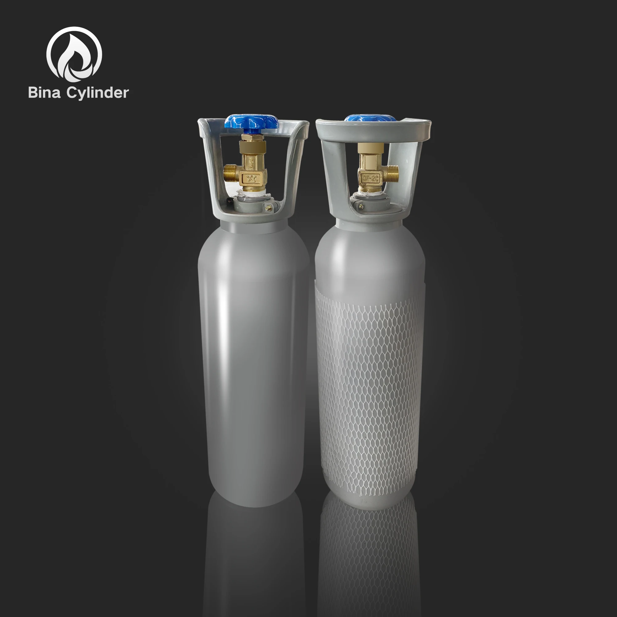 
Bina High Quality Laughing gas Nitrous Oxide Gas Empty Cylinder N2O Price 