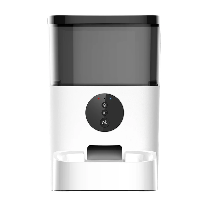 Автоматическая кормушка для домашних животных, Wi-Fi, 4 л, диктофон, настройка времени, Умная Автоматическая, для кошек и собак