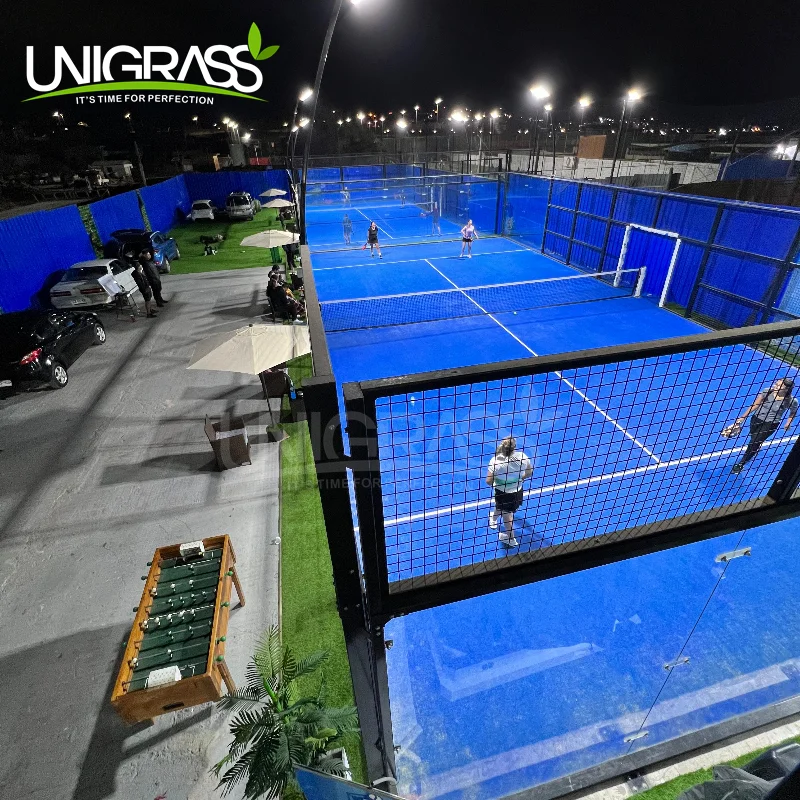 UNI 2024 Customized Outdoor Padel Court Professional Competition Paddle Tennis Court On Sale