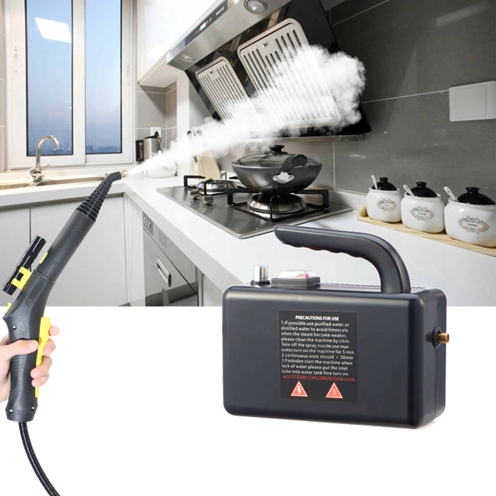 Multi-purpose power steamer natural Cleaning for Home Use handheld steam cleaner for kitchen Air conditioner