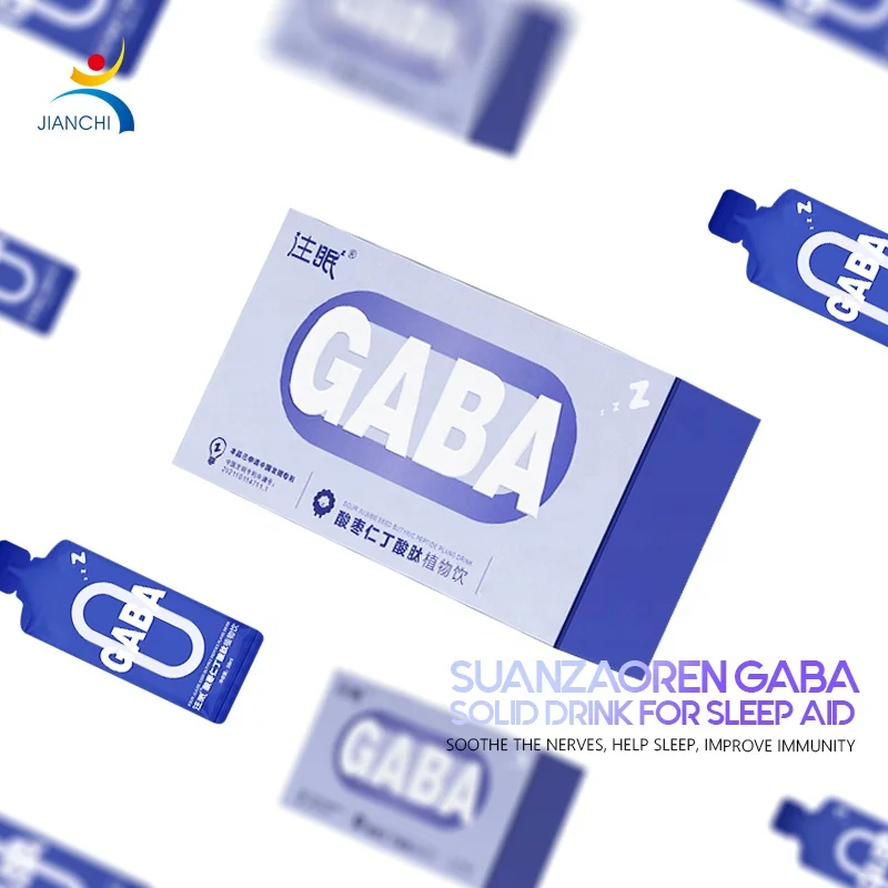 Высококачественный твердый напиток Suanzaoren GABA успокаивает нервы и