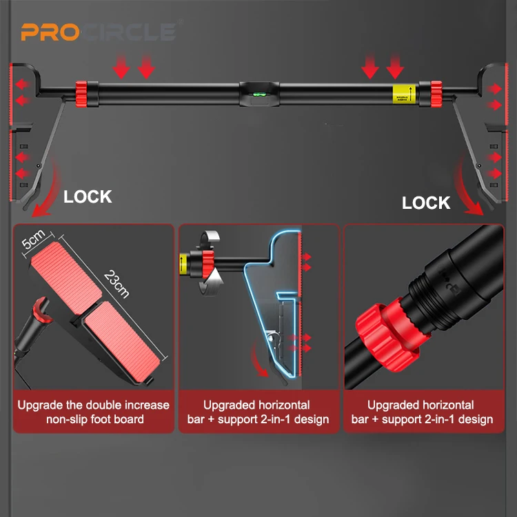 Multifunctional Homegym Adjustable Anti-drop Horizontal Pull Up Bar