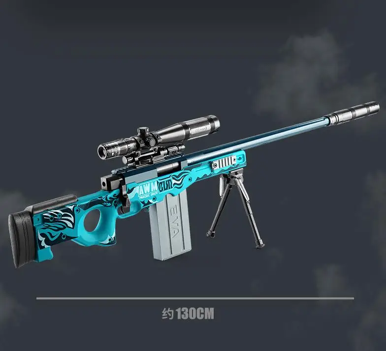 Large AWM sniper Projectile soft gun child boy Soft gun Toy gun 98K wholesale