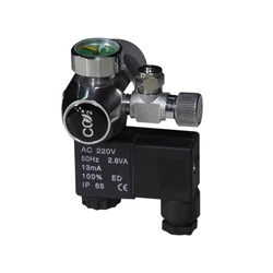 Оптовая продажа, высококачественный аквариумный одномерный регулятор Co2 с соленоидом