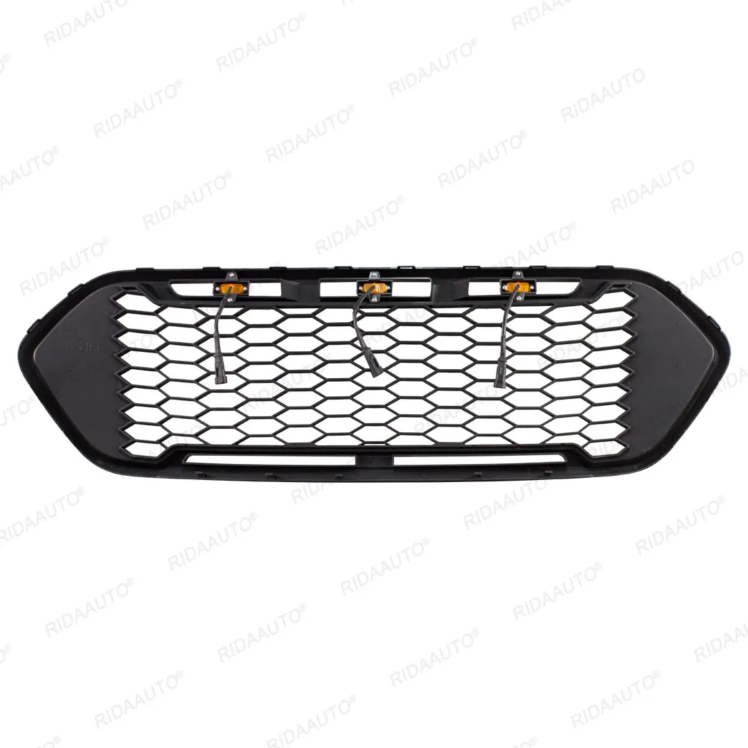 Front Grill Bumper With Led Light Fit For FORD TRANSIT CUSTOM 2014-2021 For European Version Models