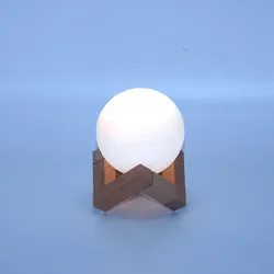 Amazon hot selling 3D print creative gift LED Night Light 3d moon lamp color changeable