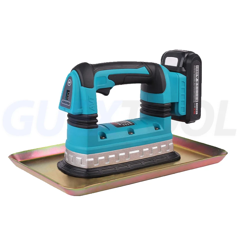 Concrete Trowel Machine Electric Handheld Vibrator Rechargeable Smoothing Machine Cement Leveling Machine 21V Electric Grinders