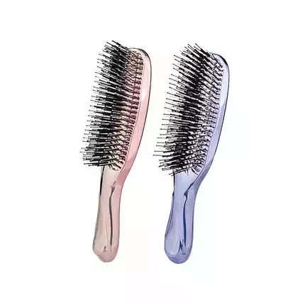 Light Luxury Electroplating Massage Head Hair Comb Large Wide Tooth Comb Air Bag Comb