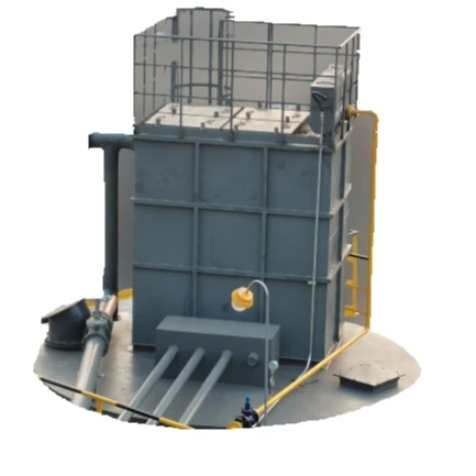 DMKY Dust Collector on top of silo