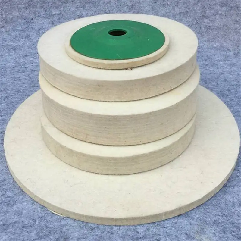 KENJOY Wool Polishing Wheel Buffer Pads Felt Polishing Wheel Disc