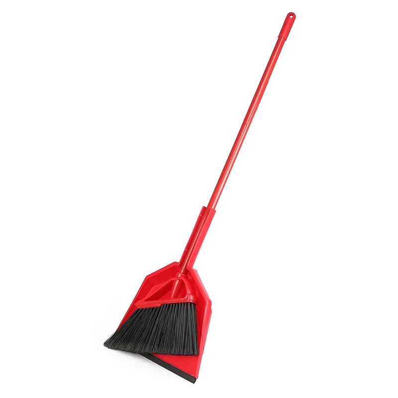 Cleaning TOOLS IRON Handle BROOM and DUSTPAN Set High QUALITY PP Plastic