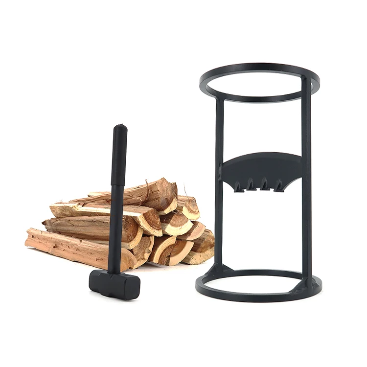 Черный стальной ручной Дровокол и пила с се безопасный дрова сплиттер портативный лесного хозяйства и садовых машин инструменты HR-PC-J