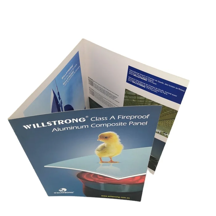 A4 пользовательская печать листовка брошюра продукта Коммерческая брошюра