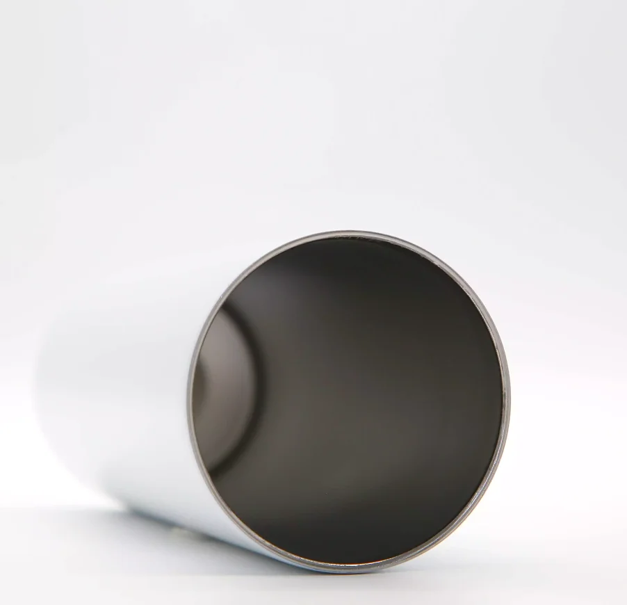 Campus simple and exquisite stainless steel white 20OZ straight cup American gift household water cup