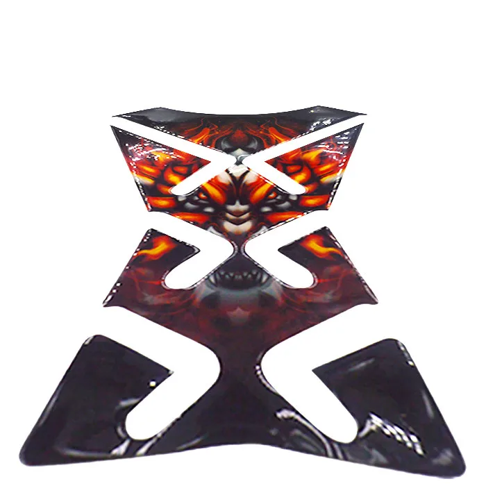 
motorcycle refit accessories 5D tankpad rubber garbon fiber tank pad protector sticker for yamaha M-SLAZ 150 