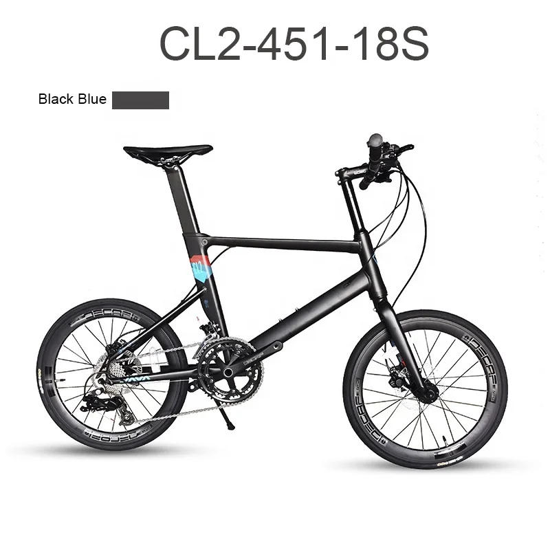 JAVA Bike 20 Inch CL2 451 Wheel set JAVA Bicycle 18 Speed Aluminum Alloy Hydraulic disc brake Broken wind frame Cycling racing