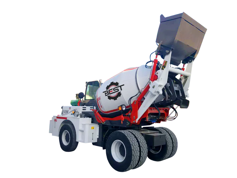 Лидер продаж, самозагружающаяся Бетономешалка 3 кубических метра с двойной шиной
