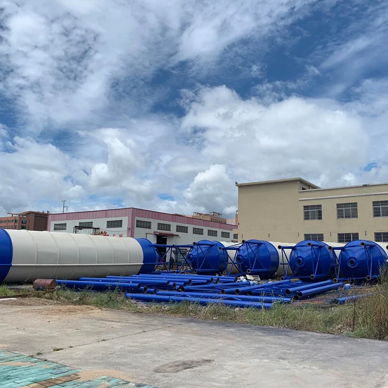 Portable Cement Storage Silo Cement Warehouse Pump Vertical Bolted Concrete Cement Silo