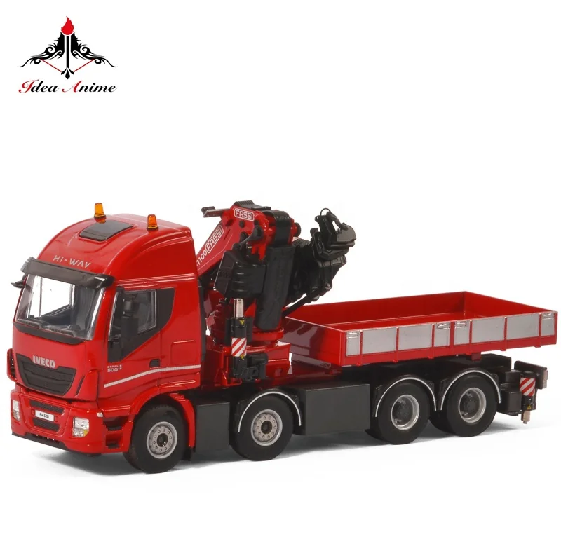 Custom metal diecast scale model truck toy truck trailer lone vehicle