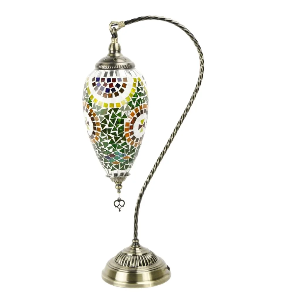 
Tokin-lighting (TS1001) Handmade Mosaic Art Turkish LED table Lamps 