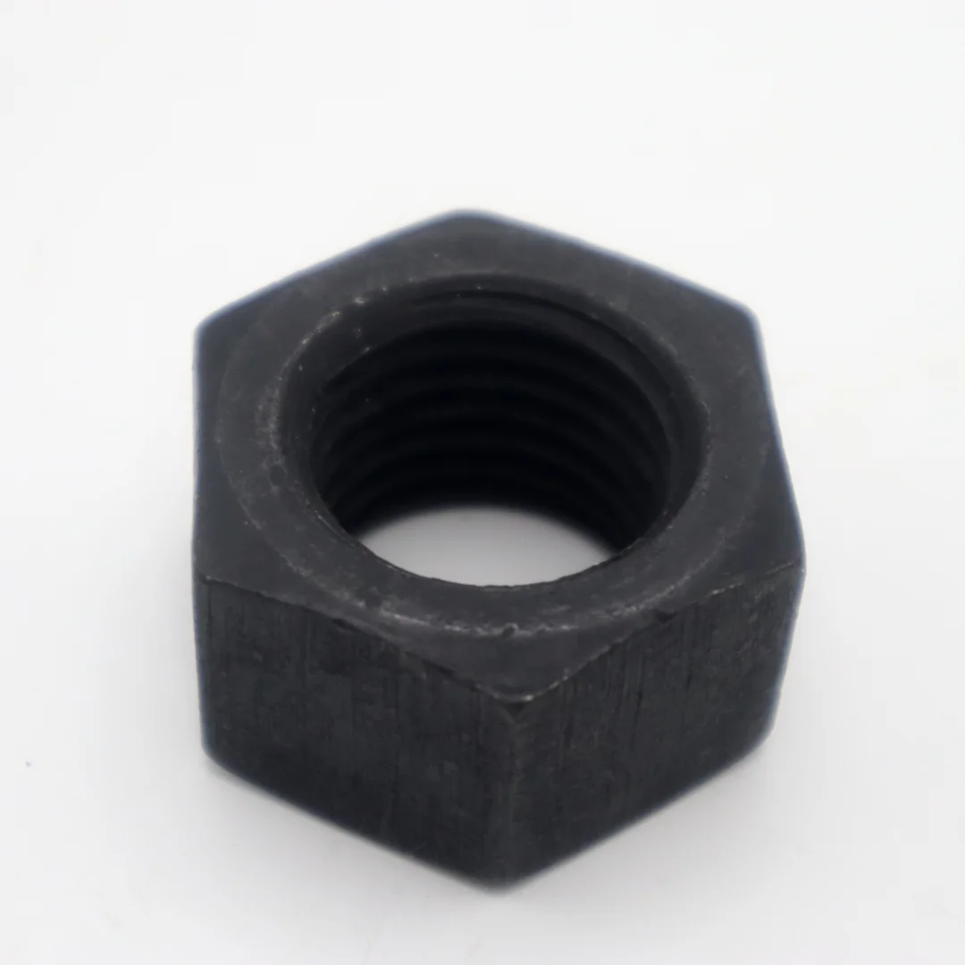 HEX NUT  black oxide hot dip galvanizing  zinc plated grade 4  8  10  12