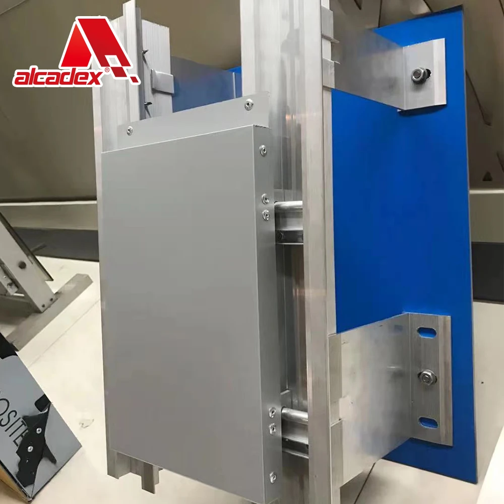 easy fixed system aluminum composite decorative exterior aluminum metal wall cladding for hotel facades