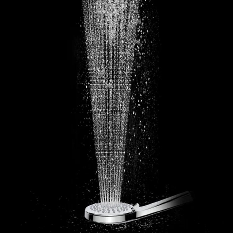 chrome finish hand shower set for bathroom with wall bracket and hose high quality bath shower factory oem