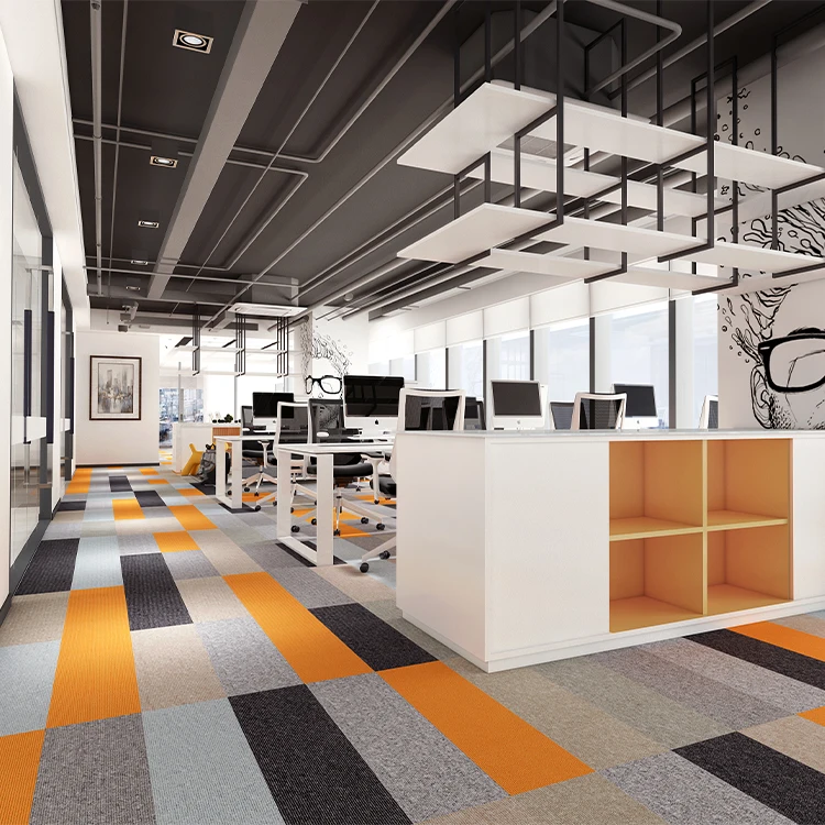 Factory wholesale hotel decoration floor carpet tile rug carpets office carpet tiles for room