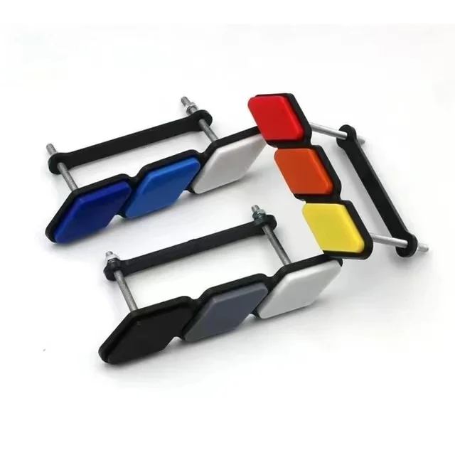 ABS 3 Colors Grille Badge Emblem For Toyota TRD Tacoma Tundra 4Runner Highlande Rav4 Strip Of Air Inlet Grille Auto Accessories