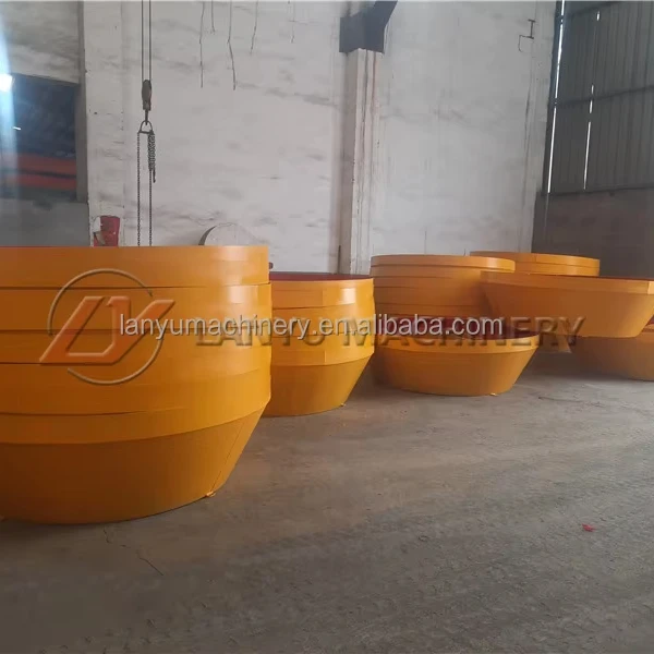 China New Wet Pan Mill Machine Gold Selection Grinding Mill with Engine Wet Pan Mill for Gold