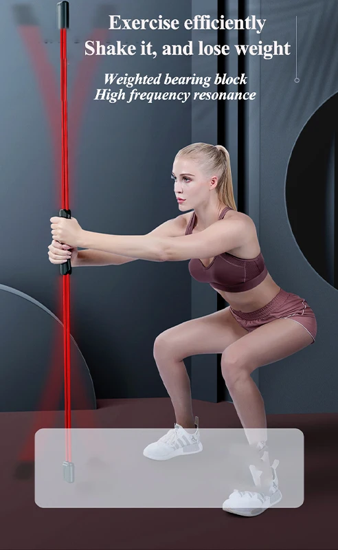 New Flexi swing exercise double bar muscle training fiberglass training stick flex bar