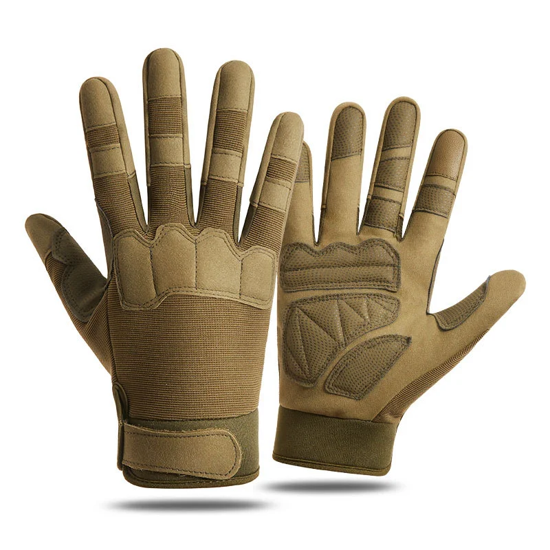 DFG10172 Breathable Camouflage tactical gloves full finger riding sports gloves with touch screen sensor fingers