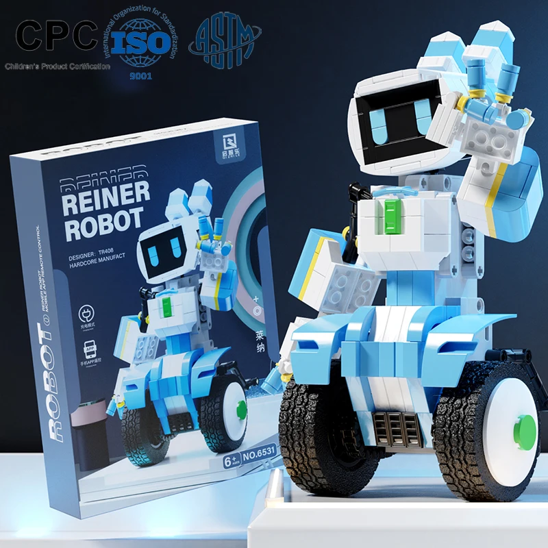 Popular Child Phone Control Eletronie USB Charging Walking  Programing Chain Linkage Smart Robot Toys