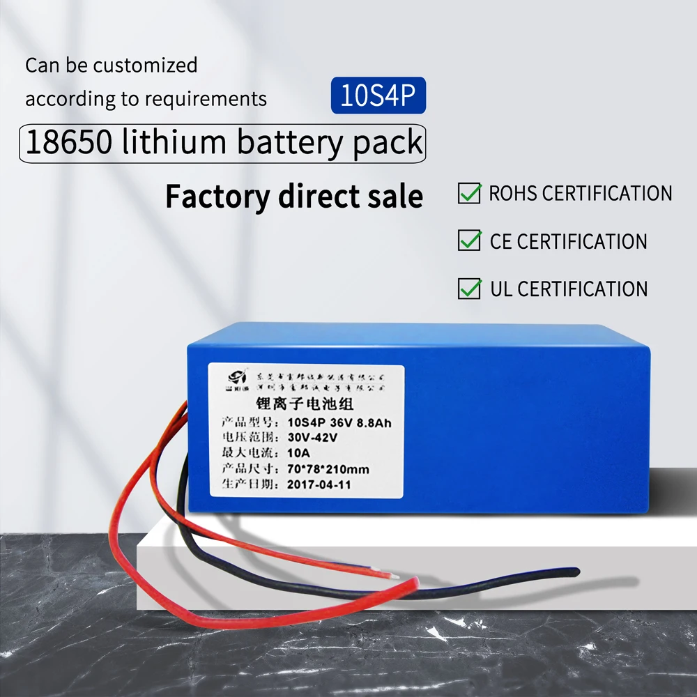 18650  li-ion battery  36V Power Tools Rechargeable battery Photovoltaic tracker machine ternary lithium battery pack