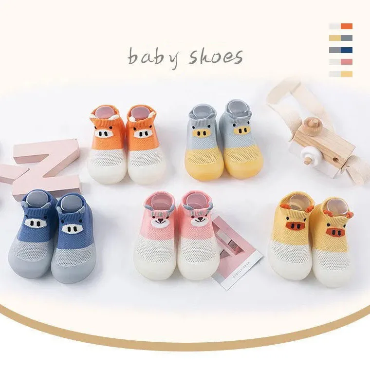 Non-Skid Indoor Floor Slipper Shoes Baby Boy Baby Walking Shoes Baby Sock Shoes Rubber