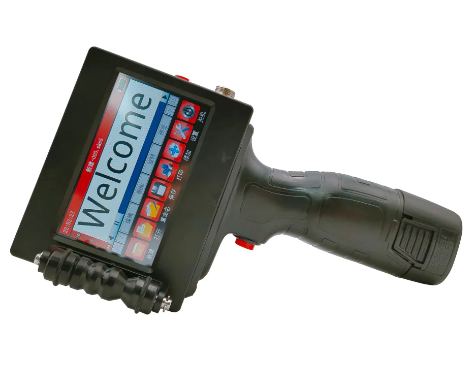 Low Price Date Number  Printer Printing on Carton Small Character Handheld Inkjet Printer for Egg and Wood