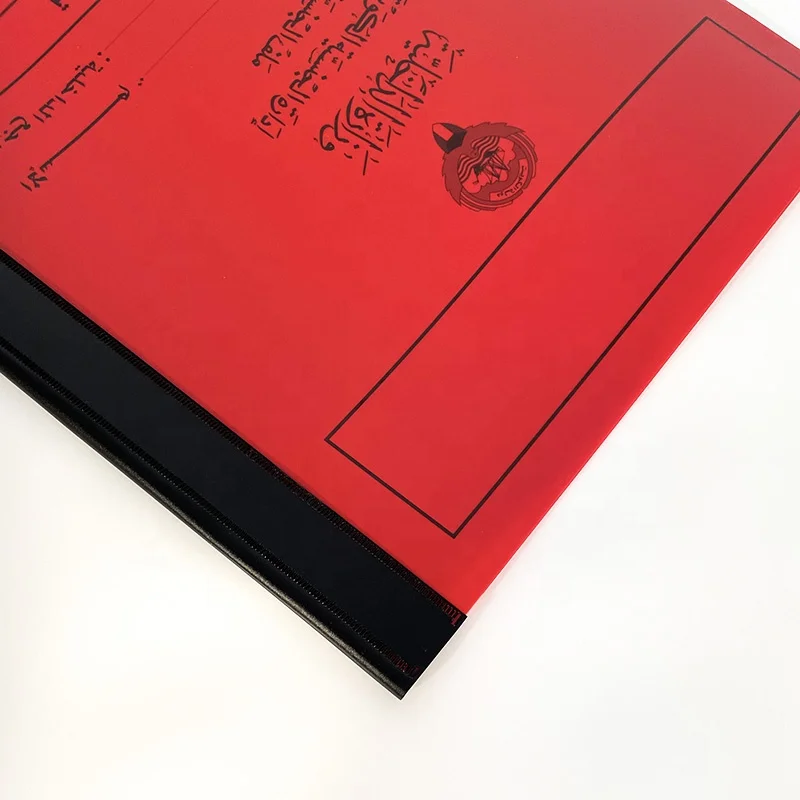 Customized size PP pocket file folder plastic pp clip folder pp slide bar file folder with cheap price