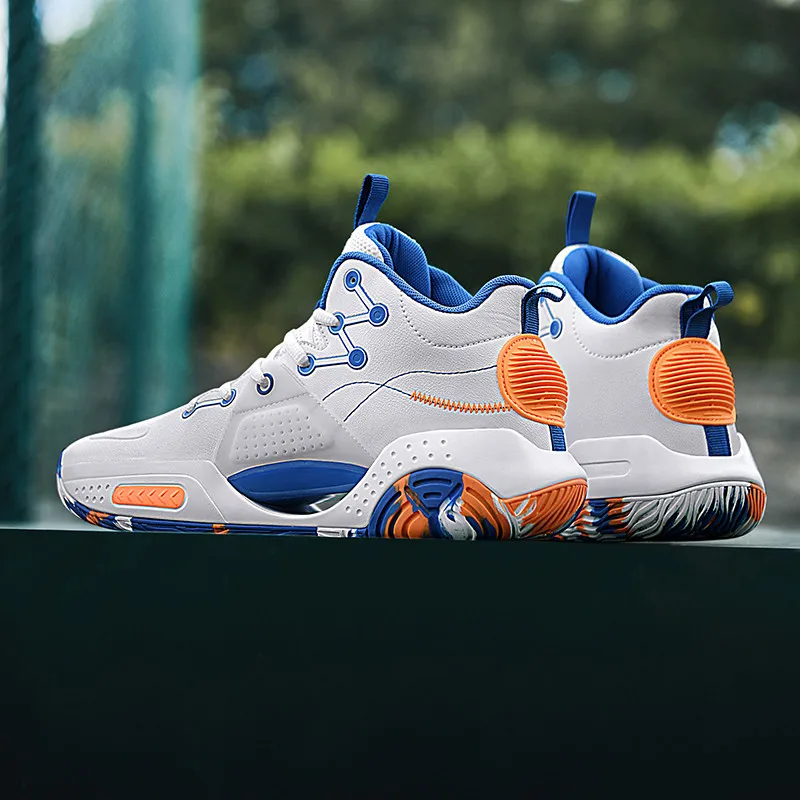 Wholesale De Alta Calidad Zapatos De Baloncesto PU Upper Rubber Sole Customise Mens Basketball Shoe Own Logo Basketball Shoes