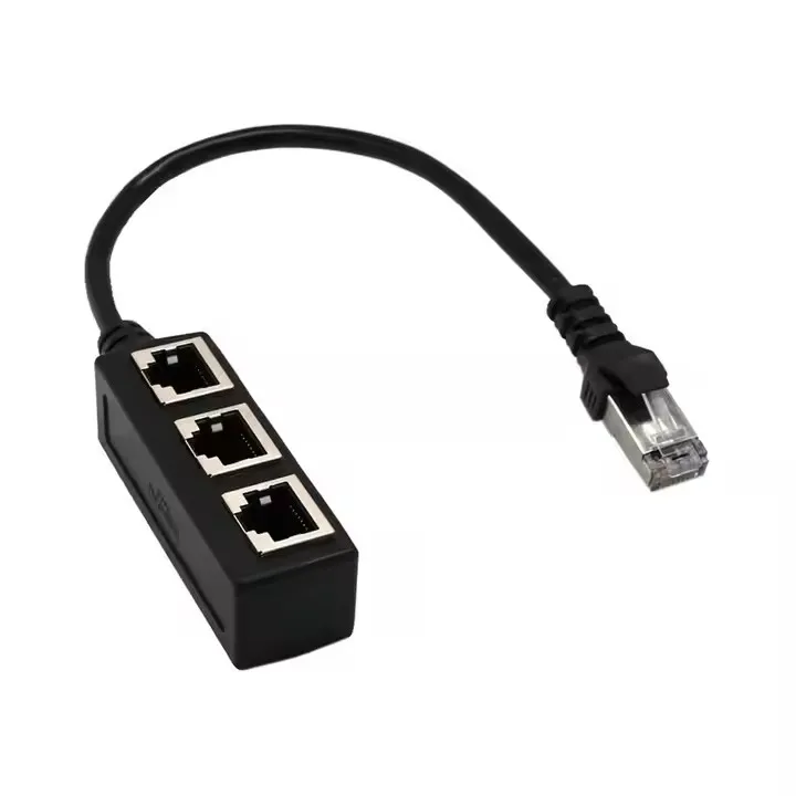 RJ45 Ethernet 1-3 порта LAN Splitter адаптер Кабельные сетевые разъемы