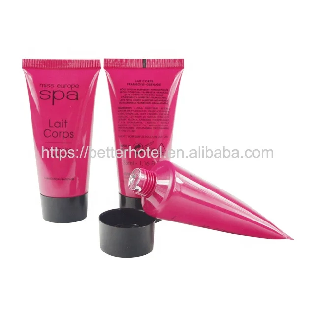 hotel shampoo in tube package spa shampoo tube